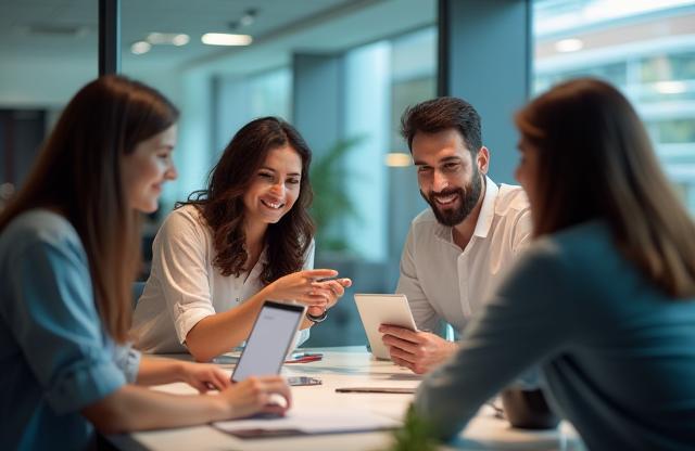 WheelsOnRent India Office Team Discussion